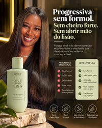 Progressiva Leve Livre e Lisa Livre Beauty 200ml