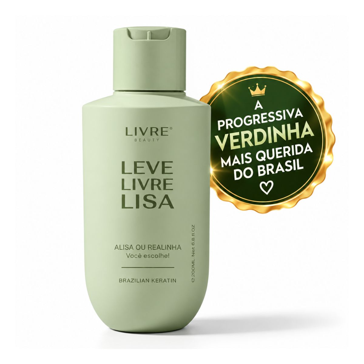 Progressiva Leve Livre e Lisa Livre Beauty 200ml